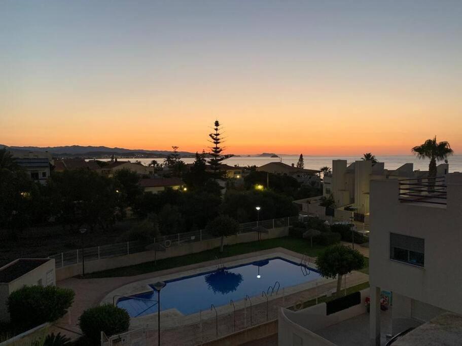 Apartamento En Marina Beach Con Vistas Al Mar El Pozo del Esparto Kültér fotó