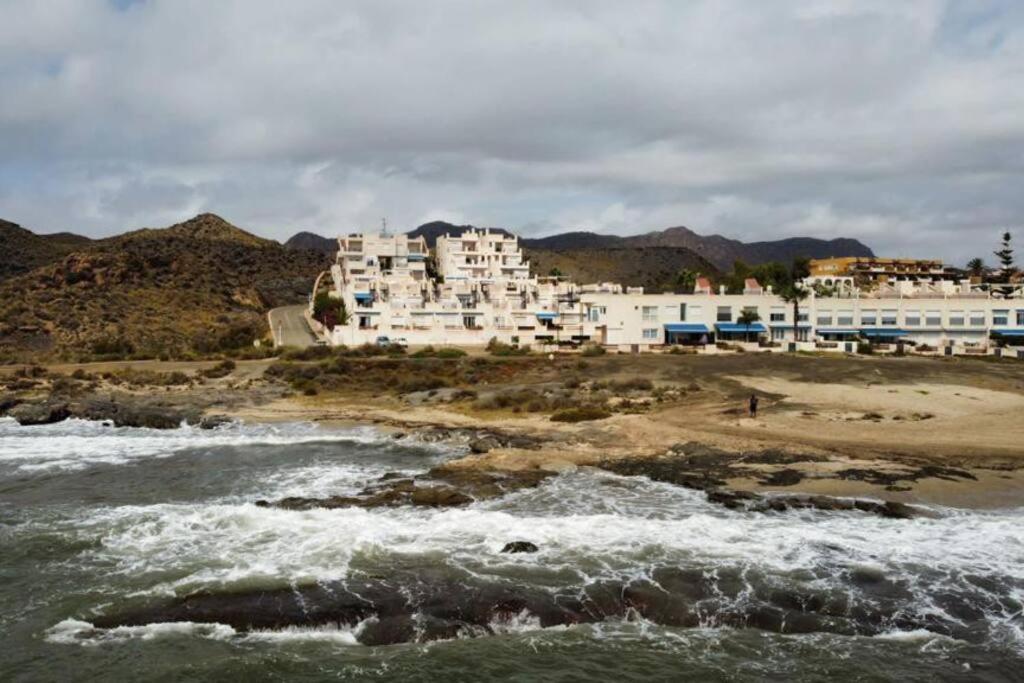 Apartamento En Marina Beach Con Vistas Al Mar El Pozo del Esparto Kültér fotó