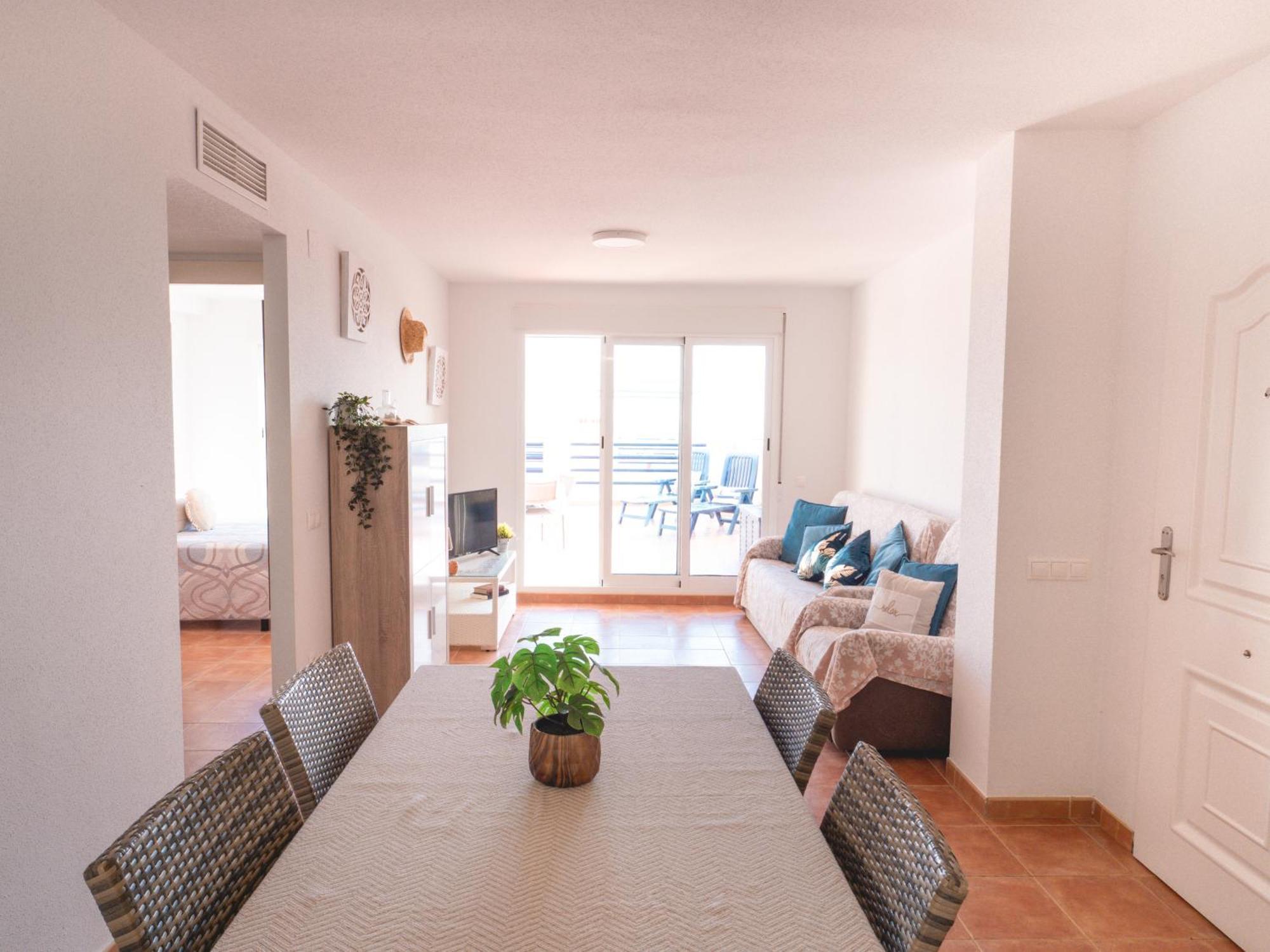 Apartamento En Marina Beach Con Vistas Al Mar El Pozo del Esparto Kültér fotó