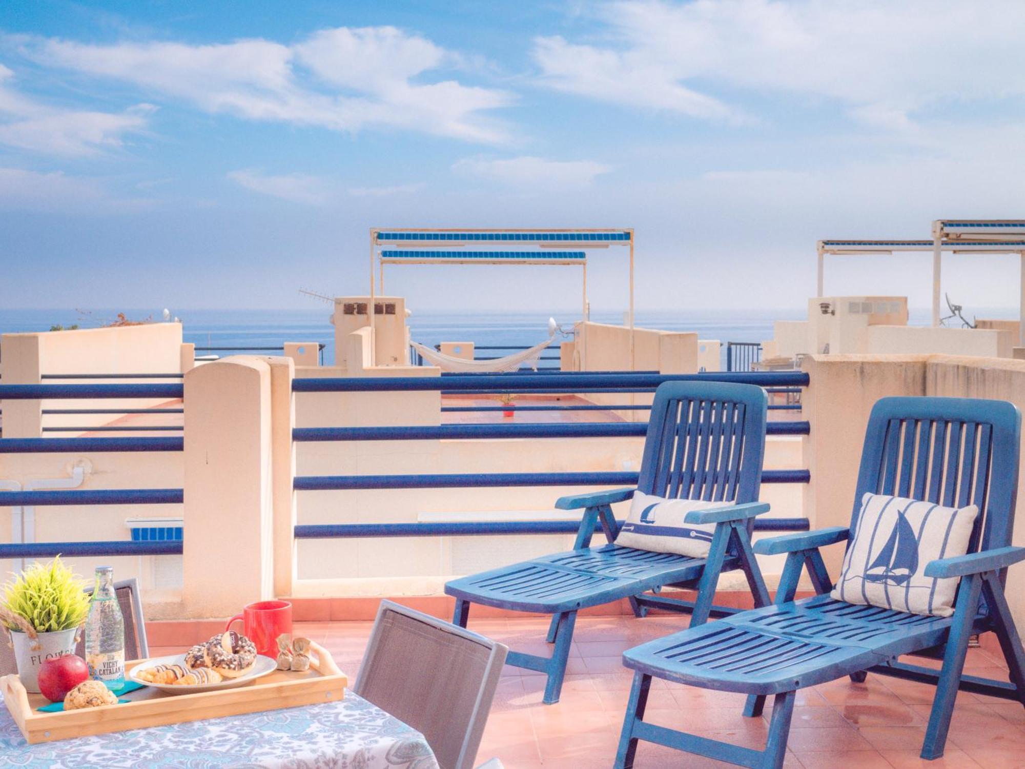 Apartamento En Marina Beach Con Vistas Al Mar El Pozo del Esparto Kültér fotó