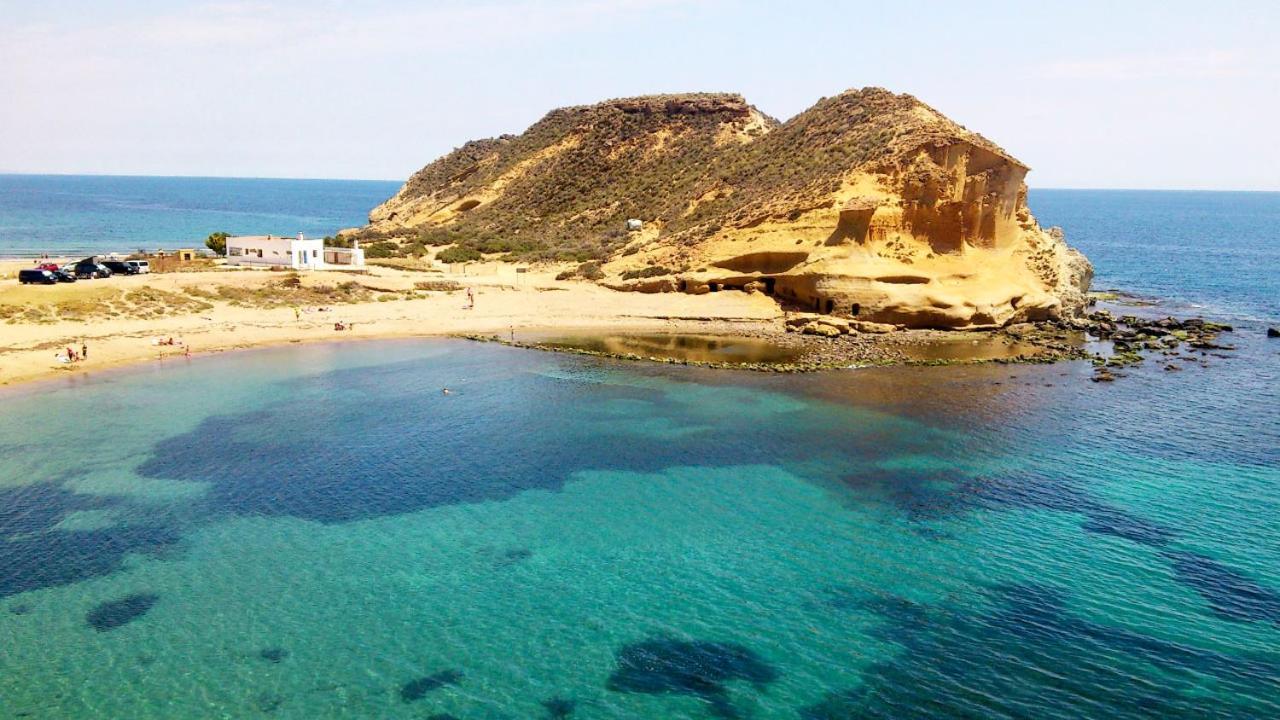 Apartamento En Marina Beach Con Vistas Al Mar El Pozo del Esparto Kültér fotó